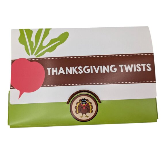 Raddish Kids Thanksgiving Twist Burger Flipper Green Silicon Steel Recipes Patch - Picture 3 of 12